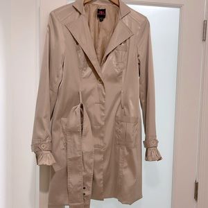 2 b bebe satin light pink  coat/long jacket